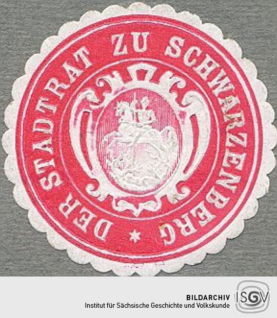 Siegel des Stadtrates zu Schwarzenberg