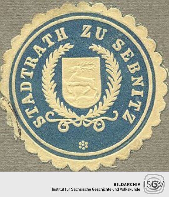 Siegel des Stadtrathes zu Sbenitz