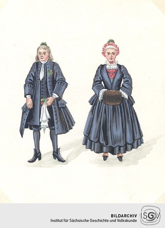 Bräutigam und Braut