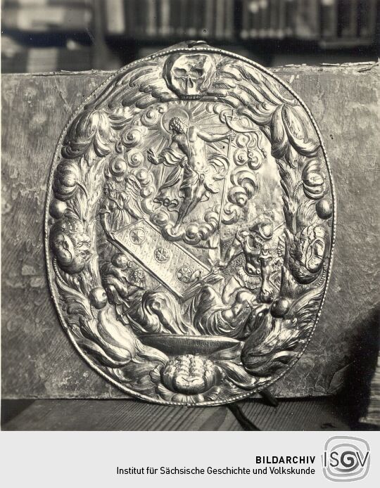 Sargschild aus Zwickau