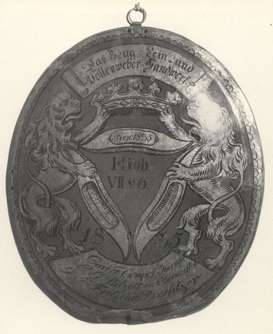 Sargschild aus Glauchau