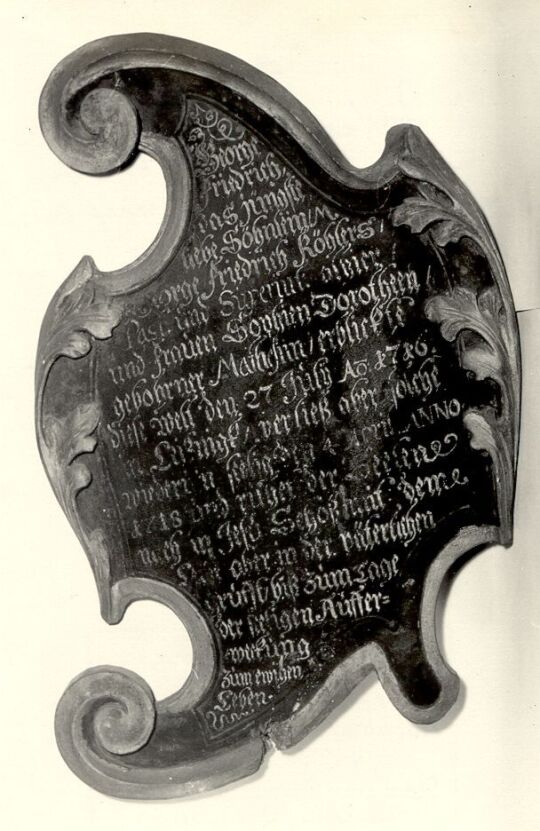 Totenschild aus Leisnig