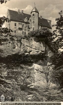 Postkarte: Burg Hohnstein