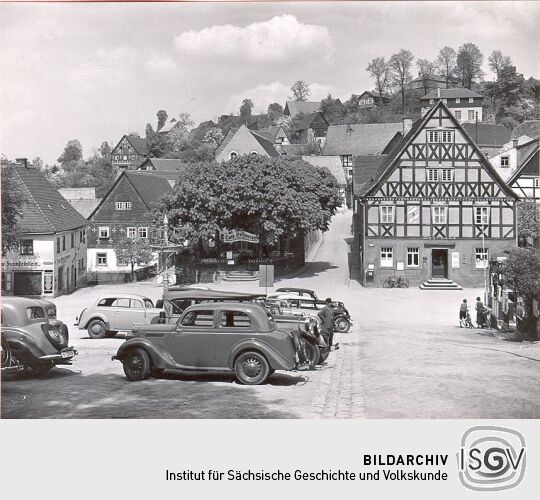 Marktplatz von Hohnstein