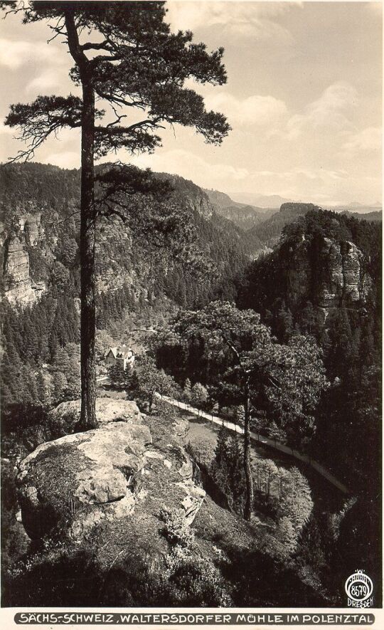 Postkarte: Waltersdorfer Mühle