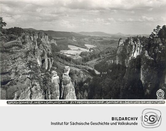 Postkarte: Der Wehlgrund