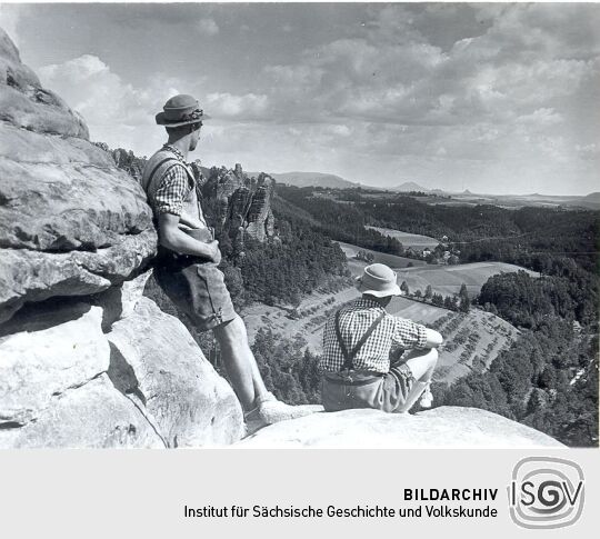 Auf dem Raberturm bei Rathen