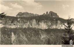 Bild: Postkarte: Schrammsteine