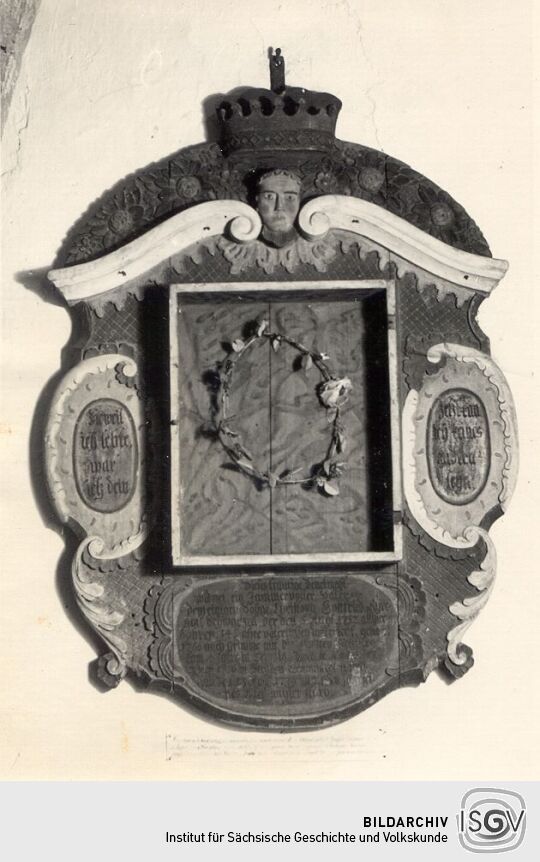 Epitaph aus dem Heimatmuseum Rochlitz