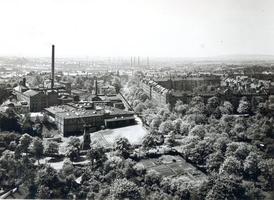 Blick vom Turm der Chemnitzer Schloßkirche