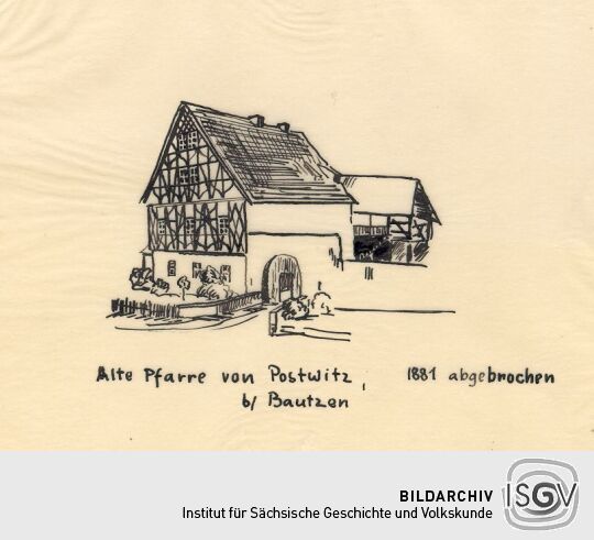 Alte Pfarre in Postwitz