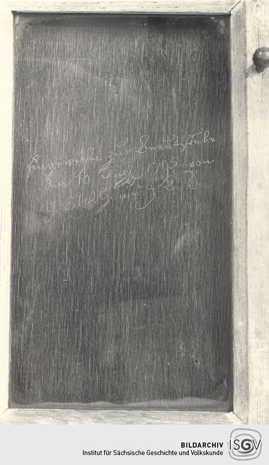 Fensterflügel im Heimatmuseum Hainichen