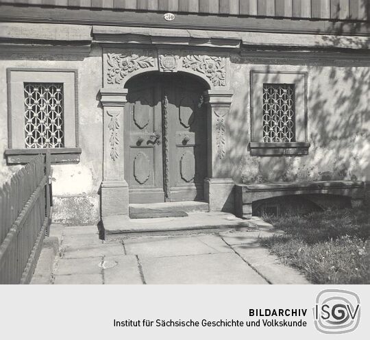 Türpfosten aus Sandstein in Waltersdorf