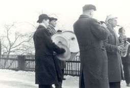 Bild: Musikkapelle bei der Schifferfastnacht Postelwitz