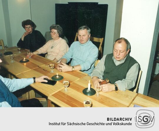 Zusammenkunft der Korbmacher