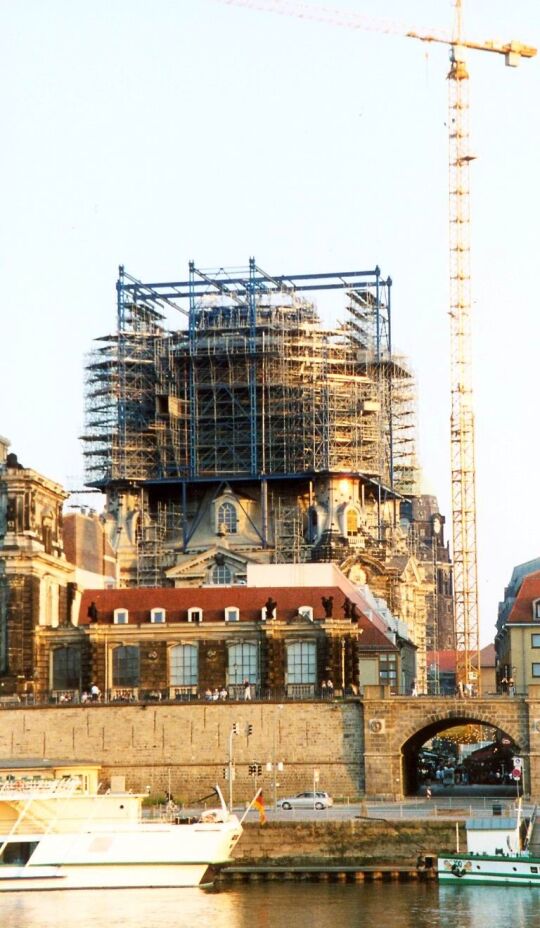 Die Dresdner Frauenkirche in der Entstehung