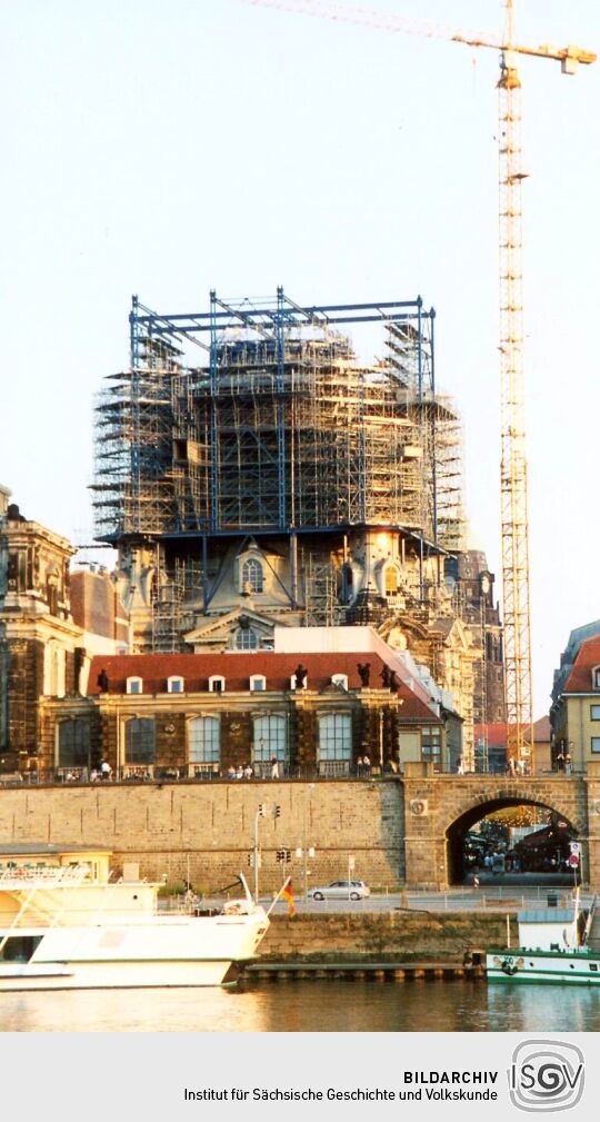 Die Dresdner Frauenkirche in der Entstehung