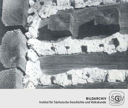 Wohnhaus in Klein-Partwitz, Detail