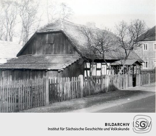 Ein Fachwerkhaus in Kreba-Neudorf
