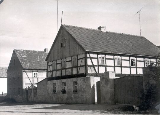 Ein Fachwerkhaus in Räckelwitz