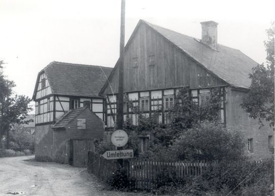 Ein Fachwerkhaus in Schönau