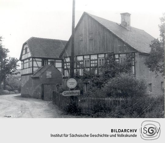 Ein Fachwerkhaus in Schönau