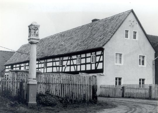 Ein Wohnhaus in Cunnewitz