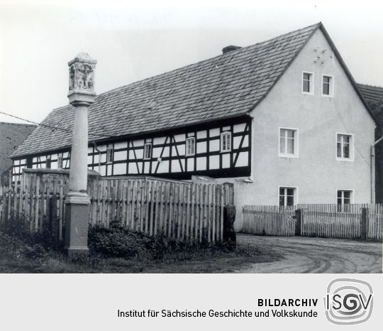 Ein Wohnhaus in Cunnewitz