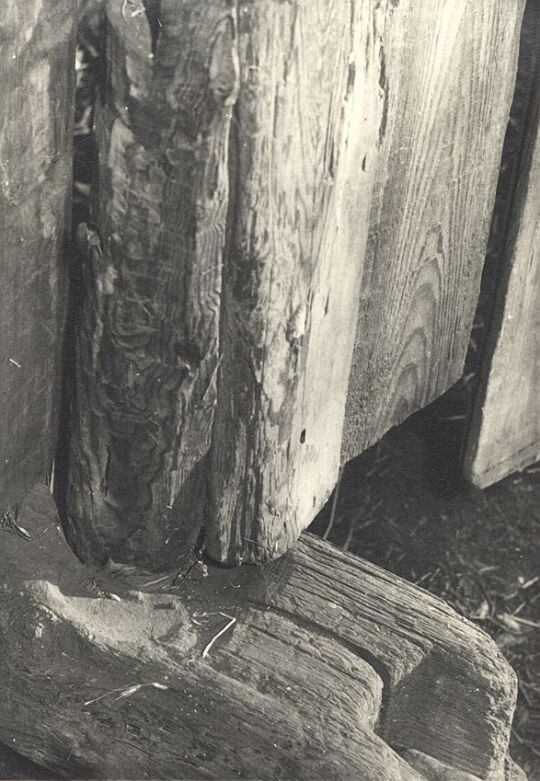 Holzbaudetail in Klein Partwitz