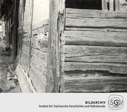 Wirtschaftsgebäude in Spola, Detail