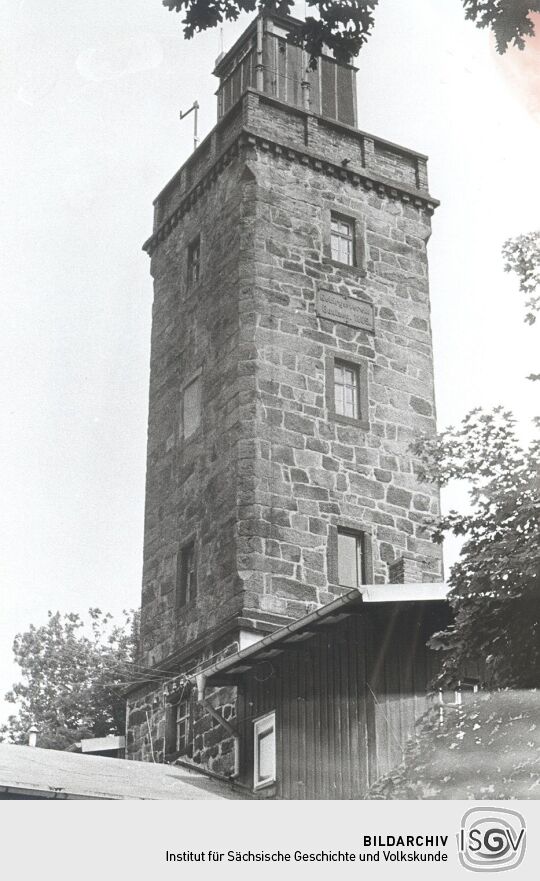 Aussichtsturm auf dem Czorneboh bei Wujezk