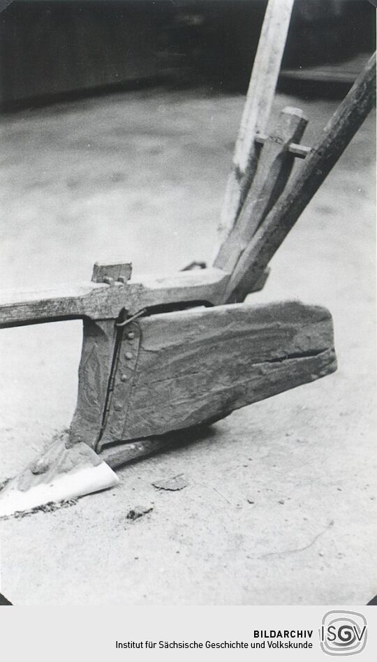 Landwirtschaftliches Arbeitsgerät in Sabrodt