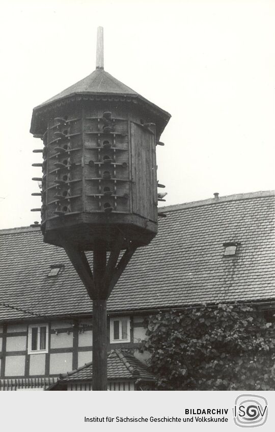 Geflügelhaltung in Crostwitz, Taubenhaus