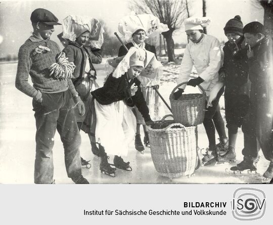 Schlittschuhlaufen in Burg