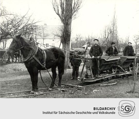 Straßenbau in Groß Partwitz