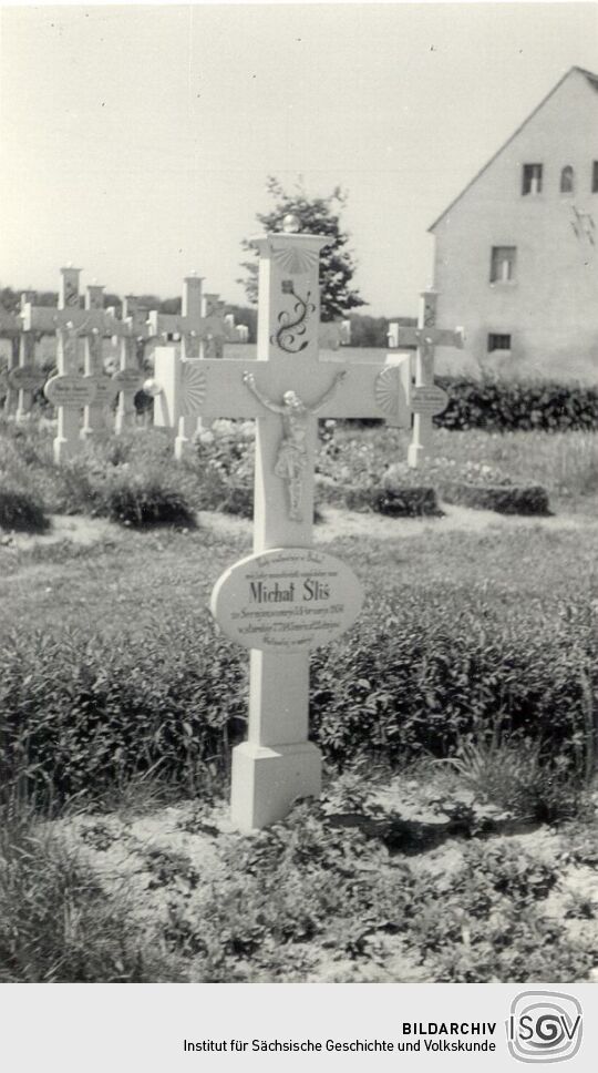 Grabkreuz in Ralbitz