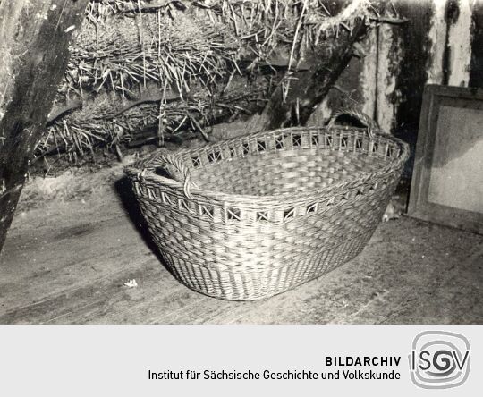 Korbmacherei in Kreckwitz