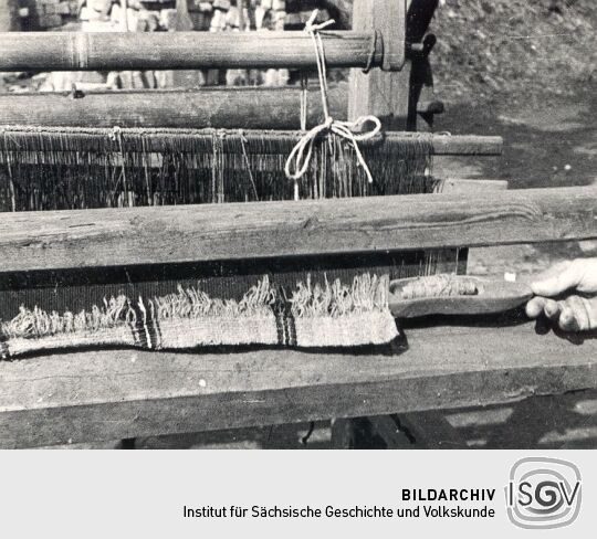 Weberei in Sabrodt, Arbeitstechnik