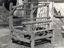 Bild: Weberei in Sabrodt, Arbeitstechnik