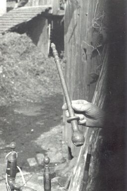 Bild: Spinnrad aus Sabrodt, Zubehör