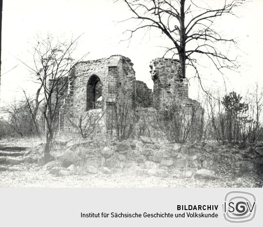 Ruine einer Kirche in Bad Muskau