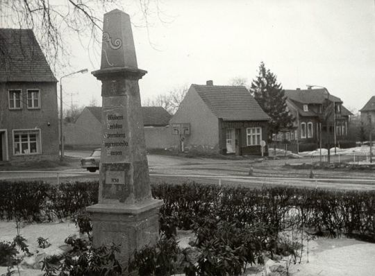 Postsäule in Calau