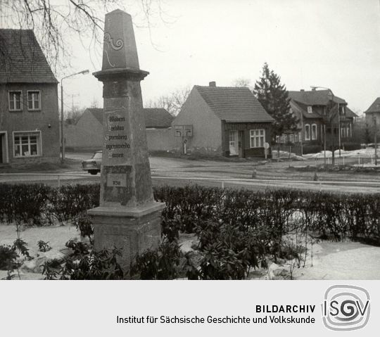 Postsäule in Calau