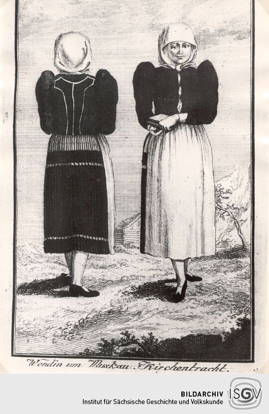 Kirchgangstracht um Bad Muskau