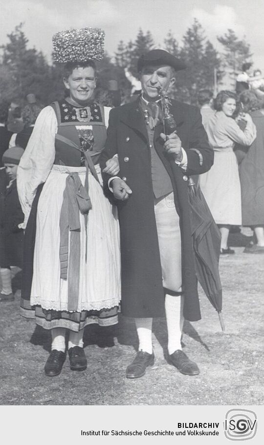 Schwäbische Tracht zum Volkstanzfest in Bautzen
