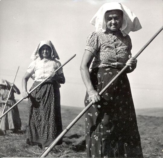 Frauen in Volkstracht in Panschwitz-Kuckau