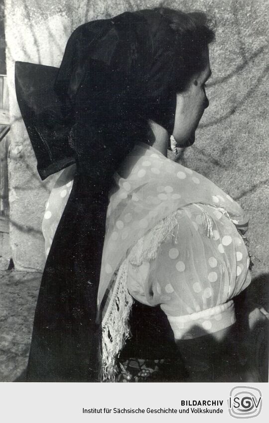 Tracht mit modernen Elementen aus Radibor