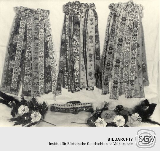 Tracht der Brautjungfer aus Hoyerswerda