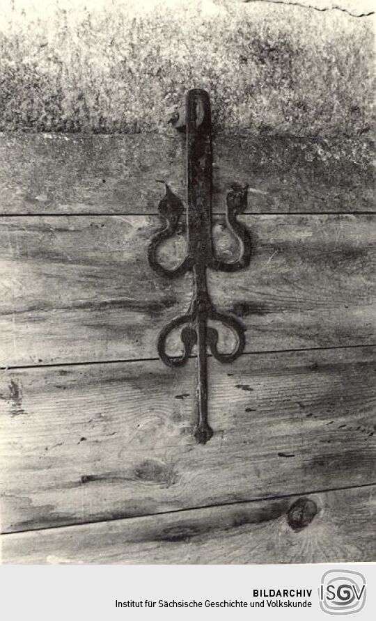 Eiserner Türschmuck aus Kreckwitz