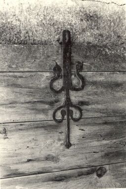 Bild: Eiserner Türschmuck aus Kreckwitz